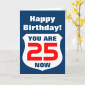 男カッコいい誕生日年齢別男子カード カード (黄色い花)