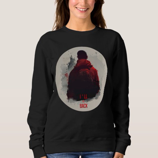 男クールと私はStatement衣装に戻る スウェットシャツ (正面)