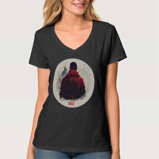 男クールと私はStatement衣装に戻る Tシャツ (正面)