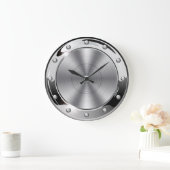 男クールの壁掛け時計 ラージ壁時計 (ホーム)