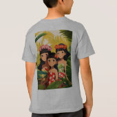 「男クールの子のバイブスタイリッシュス：すべての出現のためのTシャツ Tシャツ (裏面)