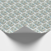 男クール子の赤ちゃんシャワー ラッピングペーパー (角)