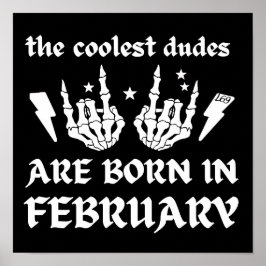 男クール達は生まれ二月誕生日だ ポスター