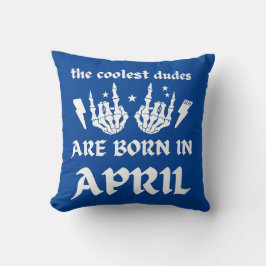 男クール達は生まれ四月の誕生日 クッション