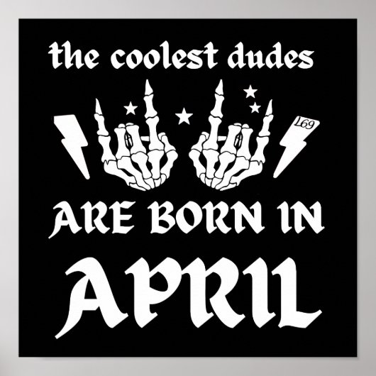 男クール達は生まれ四月の誕生日 ポスター (正面)