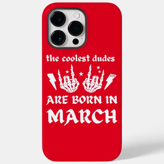 男クール達は生まれ月の生誕日だ Case-Mate iPhoneケース (裏面)