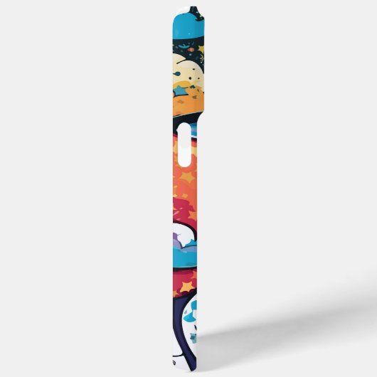 男スタイリッシュ人 Case-Mate iPhoneケース (裏面 / 右)