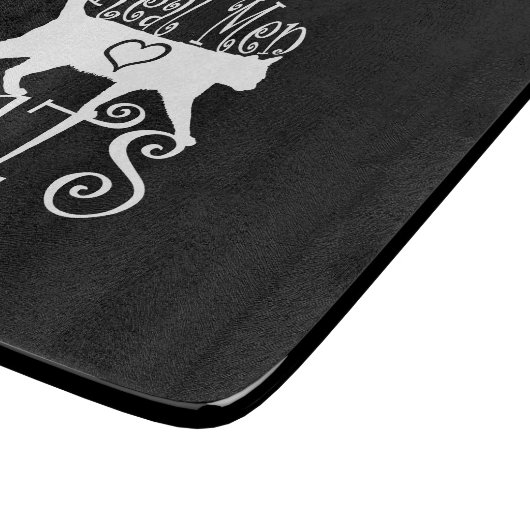 男スタイリッシュ実在が猫を好む カッティングボード (角)