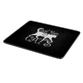 男スタイリッシュ実在が猫を好む カッティングボード (角)