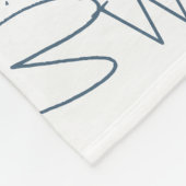 男パーソナライズされたの名航海の前 フリースブランケット (角)