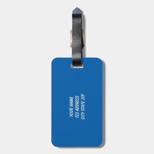 男パーソナライズされたの子の玩具ロボット旅行荷物タグ ラゲッジタグ (裏面縦)