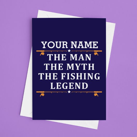 男パーソナライズされた神話魚釣り伝説