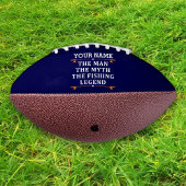 男パーソナライズされた神話魚釣り伝説 アメリカンフットボール