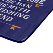 男パーソナライズされた神話魚釣り伝説 カッティングボード (角)