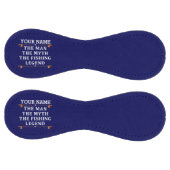 男パーソナライズされた神話魚釣り伝説 ソフトボール (パネル)