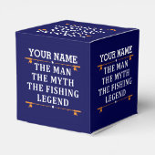男パーソナライズされた神話魚釣り伝説 フェイバーボックス (裏面サイド)