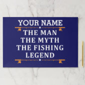 男パーソナライズされた神話魚釣り伝説 ペーパーパッド (インサイチュ)