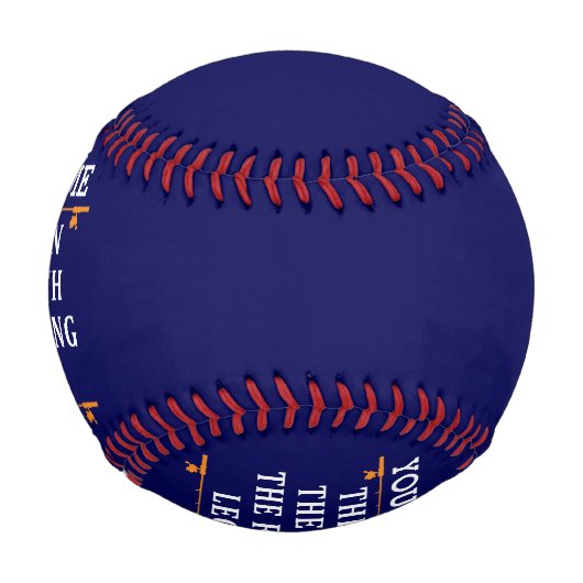 男パーソナライズされた神話魚釣り伝説 野球ボール (裏面)