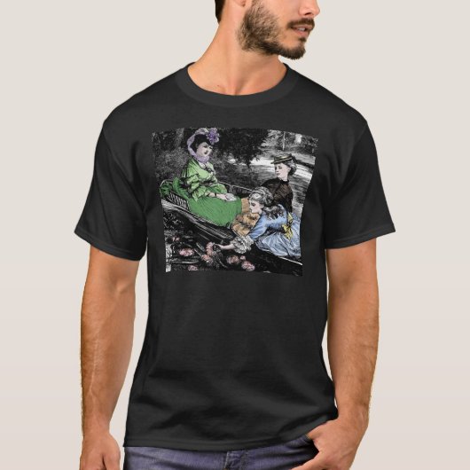 男ビクトリアンのシャツ Tシャツ (正面)