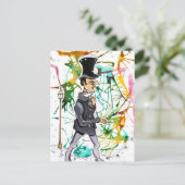 男ビクトリアン人 ポストカード (スタンド正面)