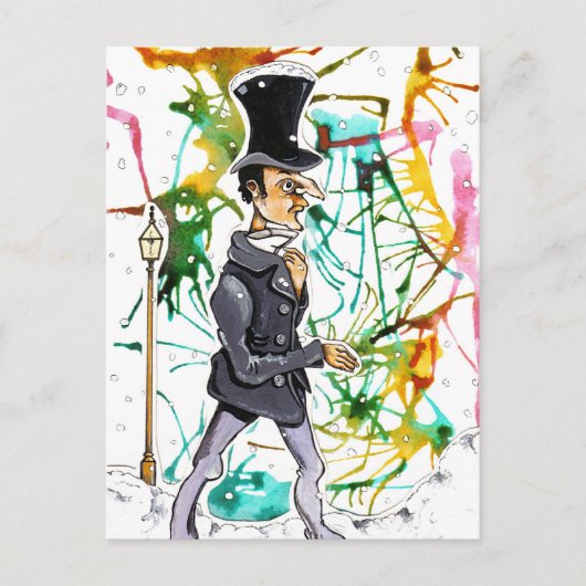 男ビクトリアン人 ポストカード (正面)