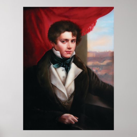 男フランスの十九世紀 ポスター (正面)