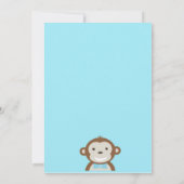 男モダンの子のバースデーパーティ招待状 招待状 (裏面)