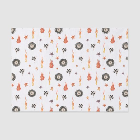 男モダンの子トラック市松模様にの水の色 薄葉紙 (正面)