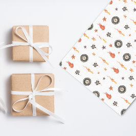 男モダンの子トラック市松模様にの水の色 薄葉紙