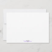 男モダンエレガント子のクロス招待状 招待状 (裏面)