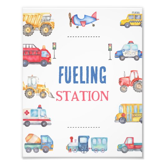 男モダン子輸送1st誕生日パーティーサイン フォトプリント (正面)