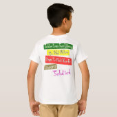 男ユニークの子のTシャツデザインよ! Tシャツ (裏面フル)