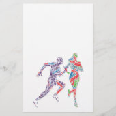 男ランニング女 チラシ (正面)