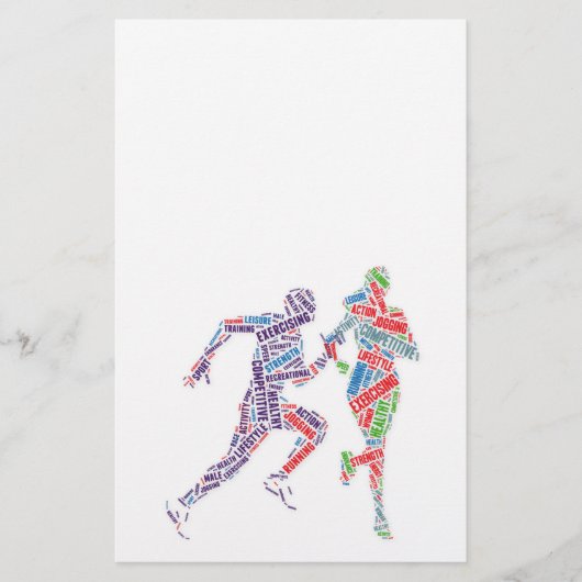 男ランニング女 チラシ (正面)