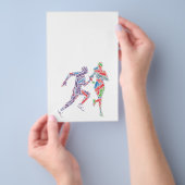 男ランニング女 チラシ (ハンドル)