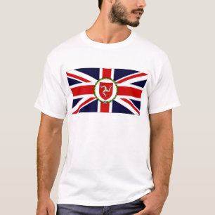 男中尉国旗の島 Tシャツ