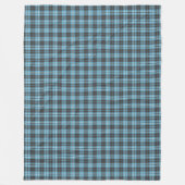 男伝統的の贈り物にはっきりしたタータンチェックを投げる フリースブランケット (正面)