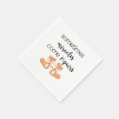 男児の双子 スタンダードカクテルナプキン (角)