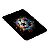 男児クール女女子サッカー選手スポーツ マグネット (右側)