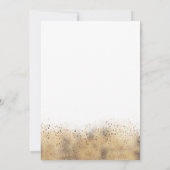 男女がピンクと青の風船のベビーシャワーを浴びる 招待状 (裏面)