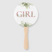 男女が投票ゲームを明らかにする ハンドファン (正面)