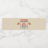 男女のリビールサッカー男の赤ちゃんシャワータッチダウン ペットボトルラベル (シングルラベル)