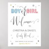 男女の中立性への歓迎リビールパーティー ポスター (正面)