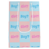 男女の区別の公開 ミディアムペーパーバッグ (裏面)