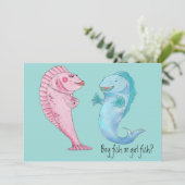 男女の性別による招待の表示 招待状 (スタンド正面)