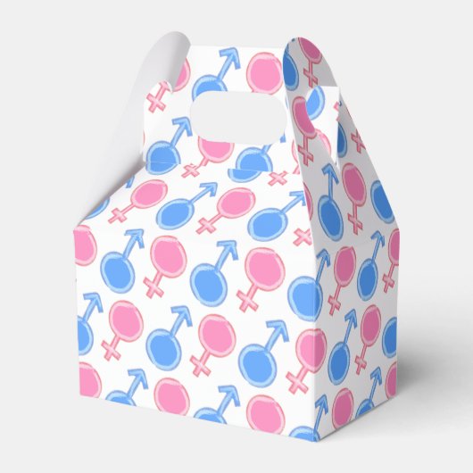 男女の性別の記号と性別の表示 フェイバーボックス (正面サイド)