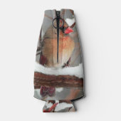 男女の深紅色 ボトルクーラー (裏面)