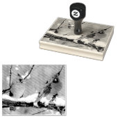 男女の深紅色 ラバースタンプ (押印)