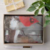 男女の深紅色 薄葉紙 (ギフト)