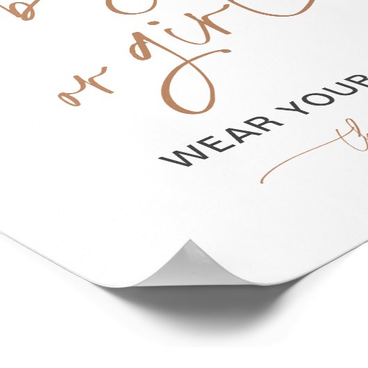 男女の男女ゲームのサインきらきら星 ポスター (角)